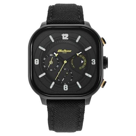 Titan Octane Aerobatics Black Chrono Fabric Strap Watch for Men