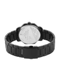 Fastrack Stunners Quartz Analog Black Dial Metal Strap Watch for Guys 3254NM01
