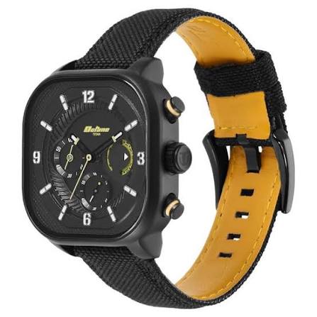 Titan Octane Aerobatics Black Chrono Fabric Strap Watch for Men