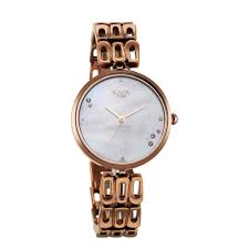Titan Raga Chic Mother Of Pearl Dial Analog Metal Strap Watch for Women