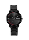 Fastrack Stunners Quartz Analog Black Dial Metal Strap Watch for Guys 3254NM01