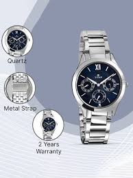 Titan Workwear Blue Dial Women Watch With Stainless Steel Strap 2570SM01