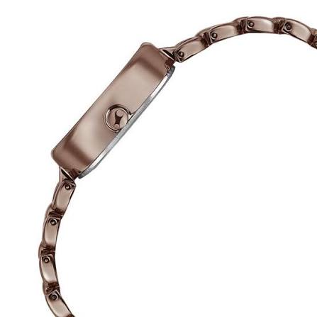 Fastrack Style Up Brown Dial Metal Strap Watch for Girls 6258QM02