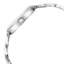 Fastrack Stunners Quartz Analog Silver Dial Stainless Steel Strap Watch for Girls 6247SM02