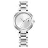 Fastrack Stunners Quartz Analog Silver Dial Stainless Steel Strap Watch for Girls 6247SM02