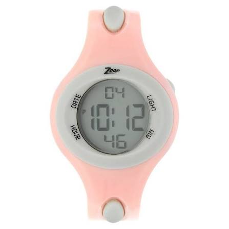 Zoop By Titan DigitalDigital Dial PU Strap Watch for Kids 26012PP02