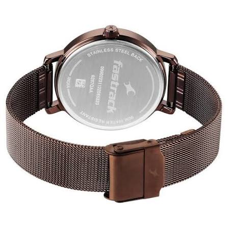 Fastrack Urban Camo Brown Dial Watch for Girls 6287QM01