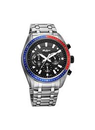 Titan Octane Round Dial Stainless Steel Chronograph Watch for Men 90077KM05