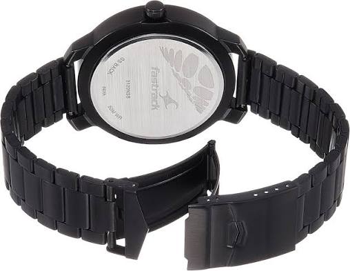 Fastrack Quartz Analog Brown Dial Stainless Steel Strap Watch for Guys 3120NM02