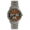 Titan Quartz Multifunction Brown Dial Stainless Steel Strap watch for Men