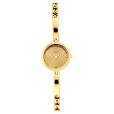 Titan Raga Viva Golden Dial Analog Metal Strap Watch for Women 2606YM06