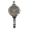 Titan Quartz Analog with Date Grey Dial Metal Strap Watch for Women 2578QM02