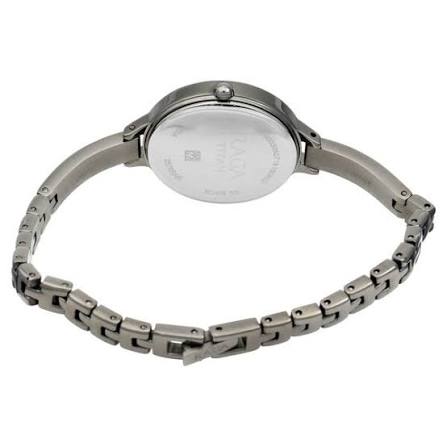 Titan Quartz Analog with Date Grey Dial Metal Strap Watch for Women 2578QM02